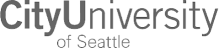 CityUniversity gray logo