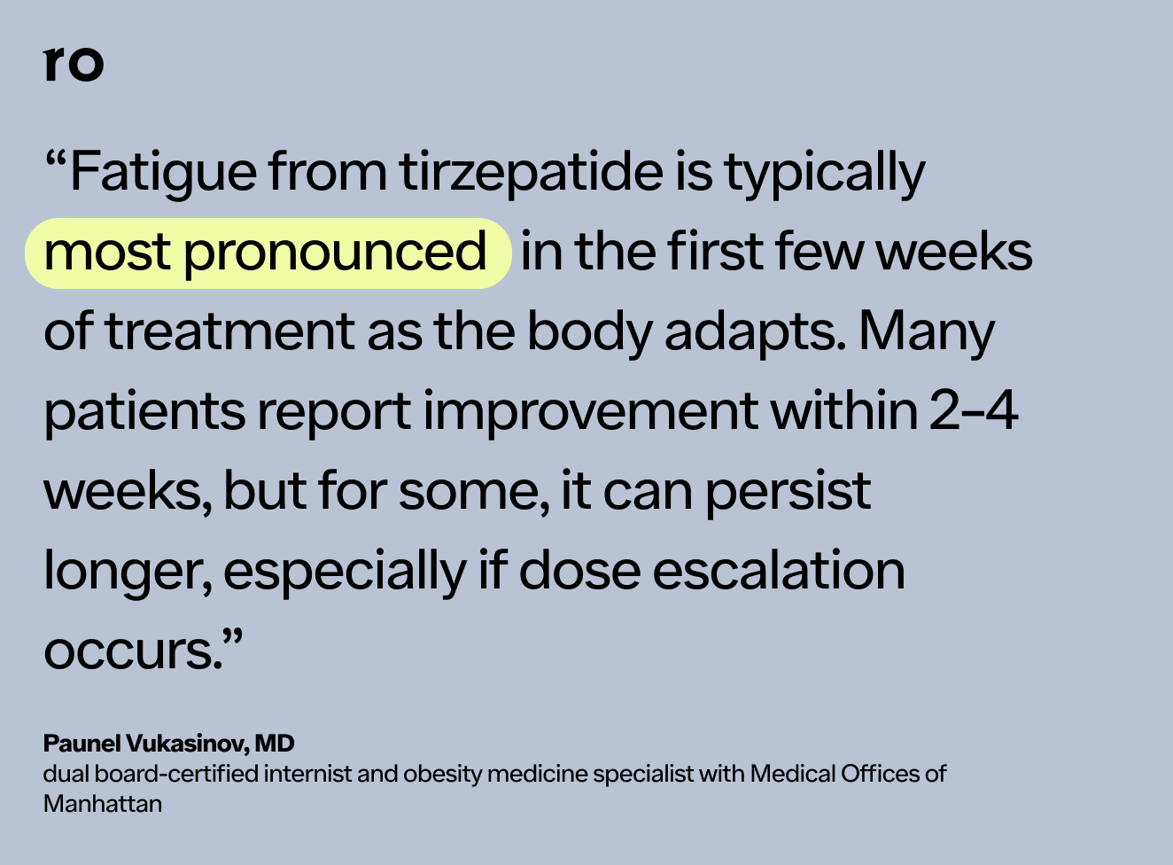 Does Tirzepatide Make You Tired?
