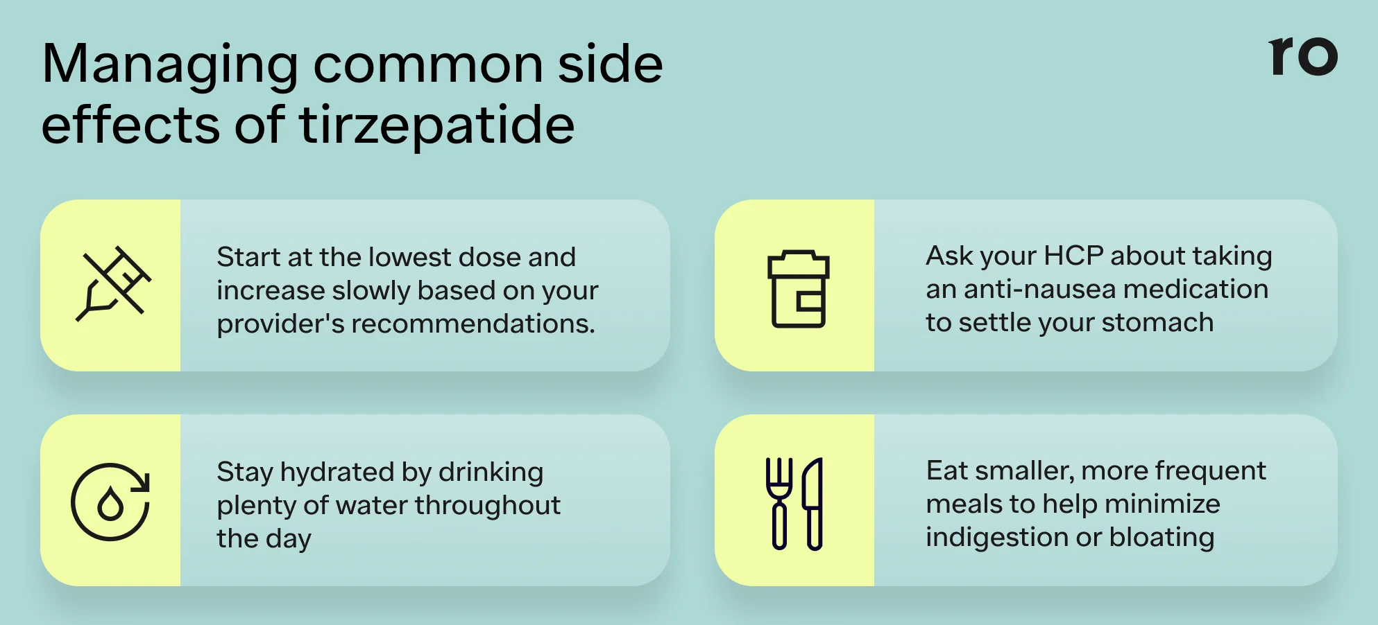 Tirzepatide Side Effects Common & Rare Reactions Explained Ro
