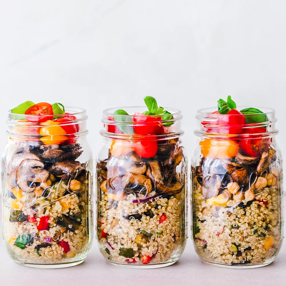 Meal prepping for weight loss - Desktop Image