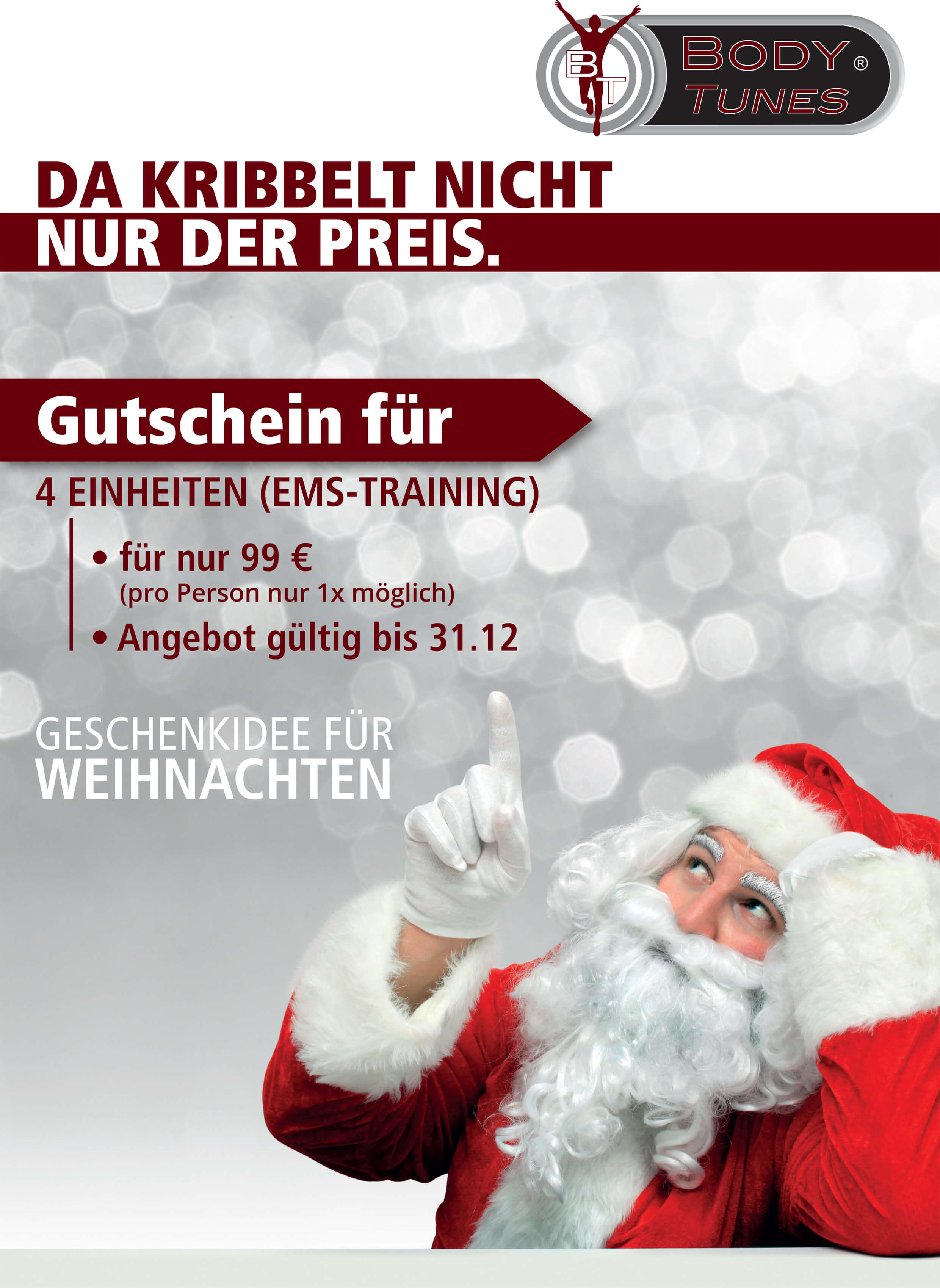 Weihnachtsgutscheinaktion A4