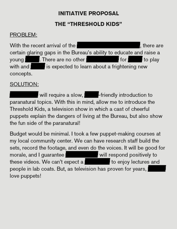 Threshold Kids Proposal