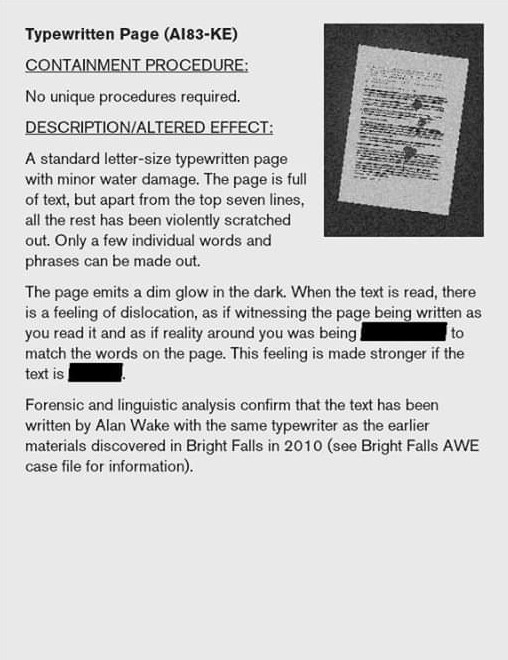 Typewritten Page Procedures