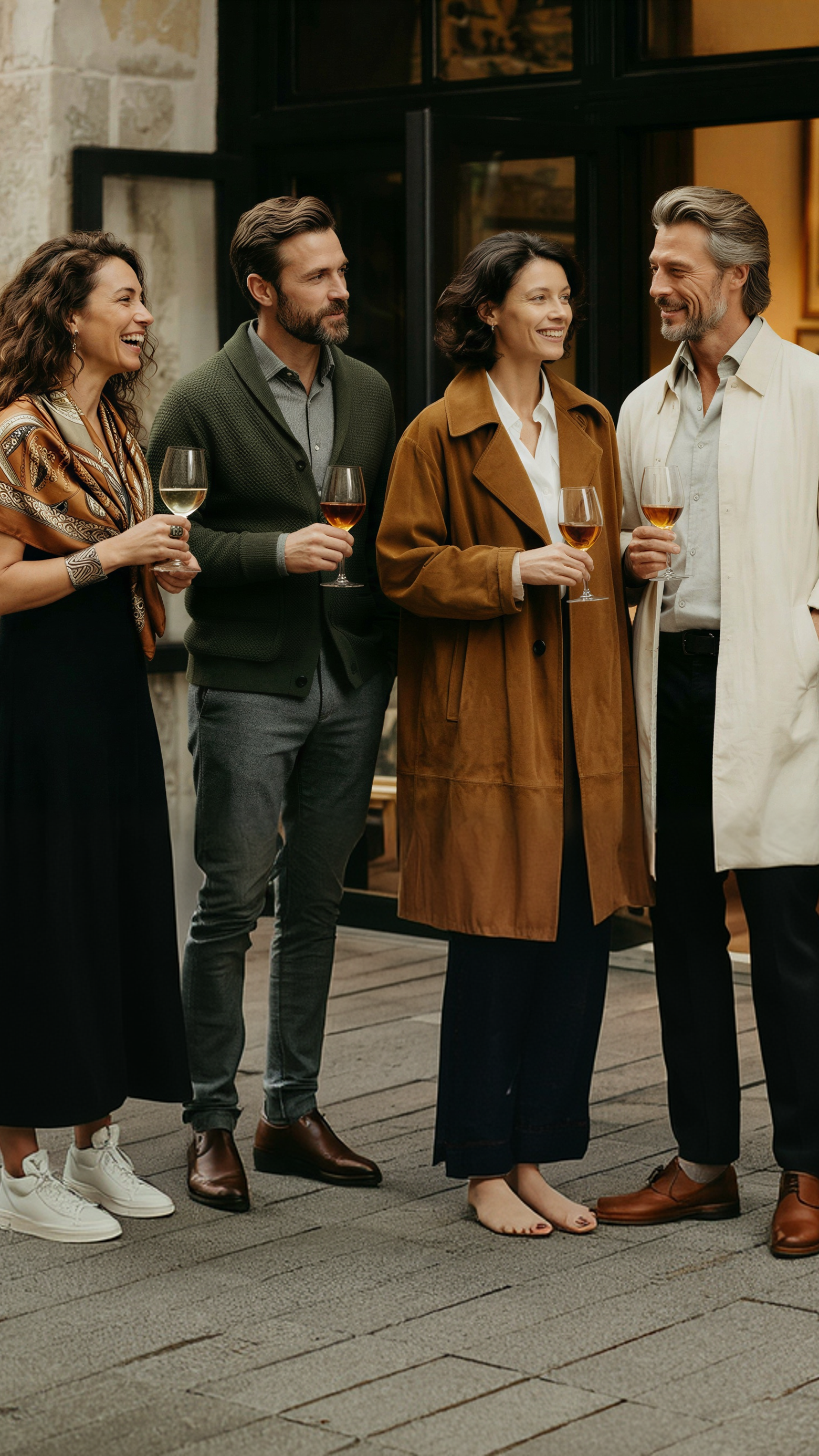 Group of people cheering