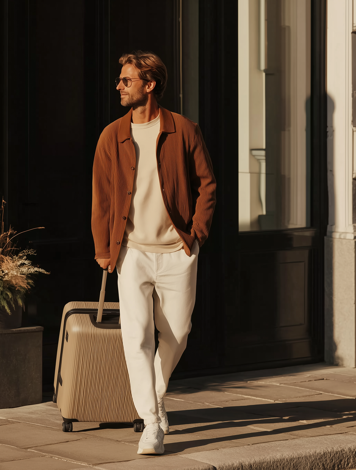 Man walking in the street