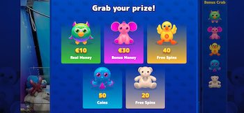 4. Claim the prize and collect the bonus