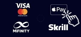 2. When making a deposit, choose Apple Pay as payment method.