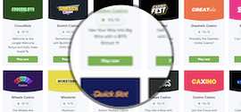 Select a casino that accepts Google Pay from the list