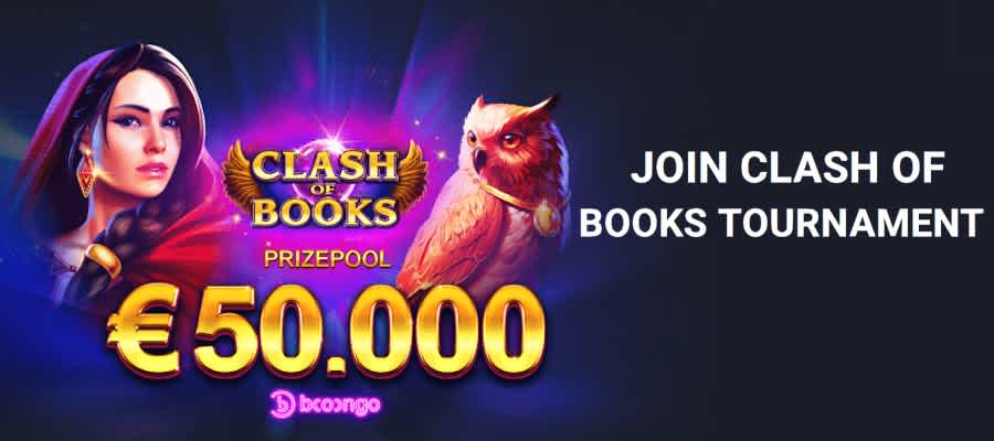 €50,000 Clash of Books at GetSlots Casino