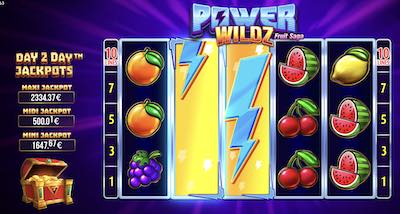 Power Wildz Fruit Saga Day 2 Day Jackpot