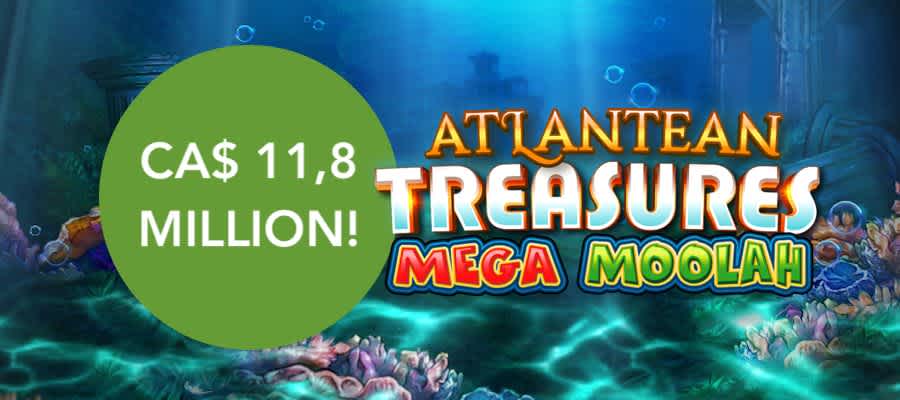 Atlantean Treasures gets first jackpot: CA$ 11,8 million win!