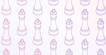 Generic blog visual chess white