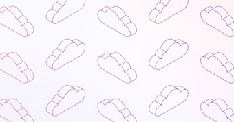 General blog visual cloud white