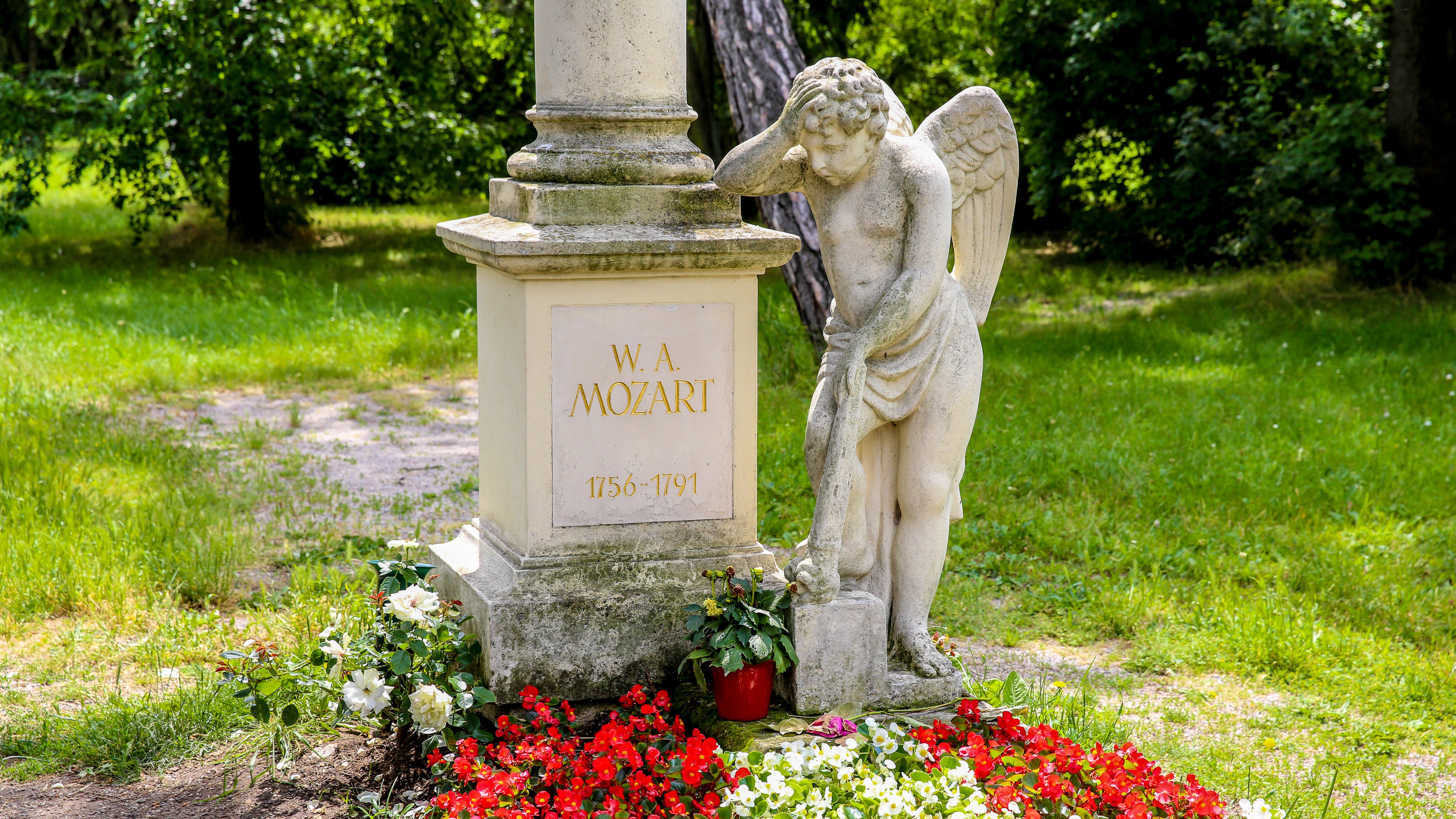 Mozartgrab auf dem Friedhof Sankt Marx in Wien