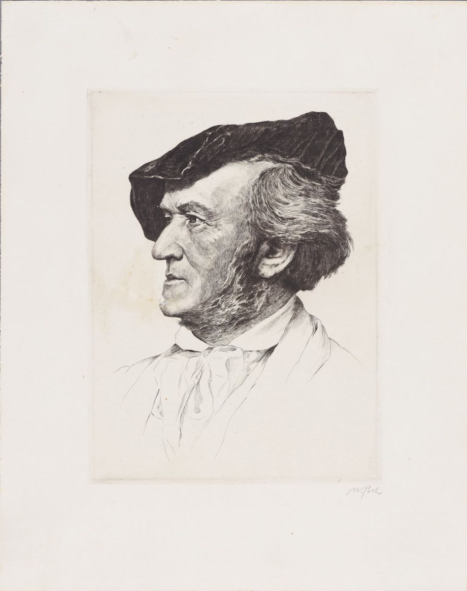 Porträt des Komponisten Richard Wagner, 1901/1950 