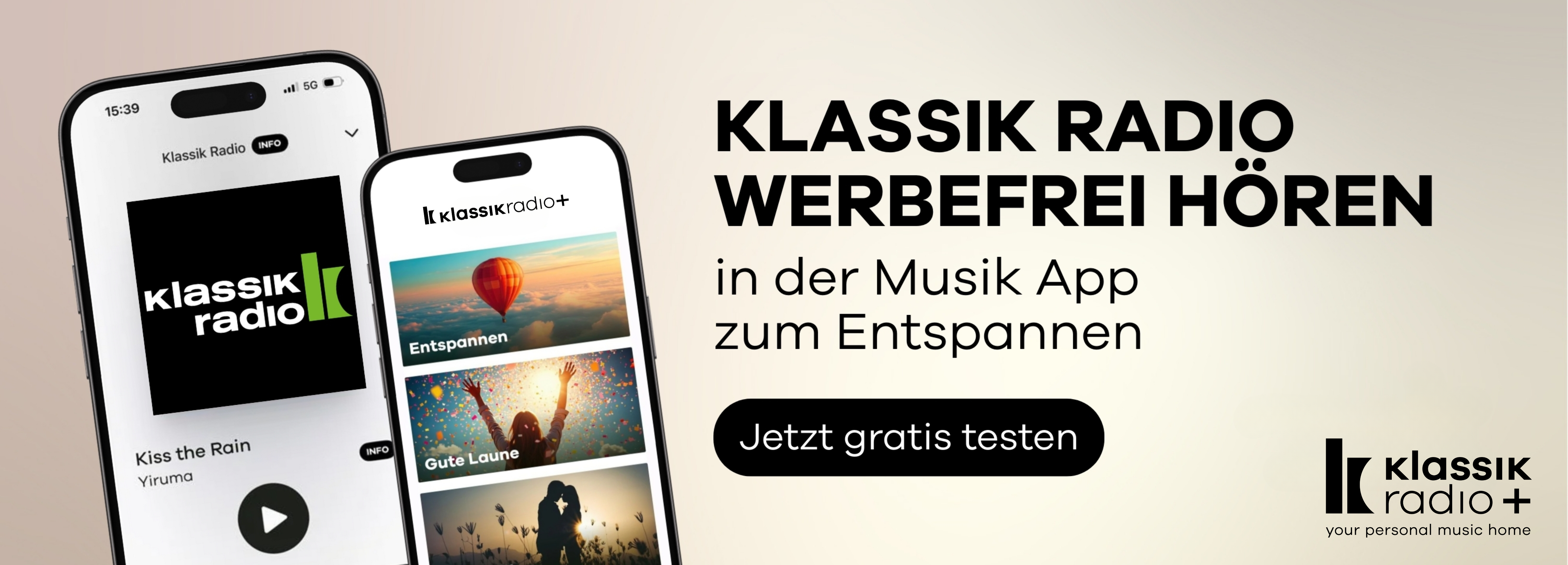 Klassik Radio werbefrei hören - in der Musik-App zum Entspannen