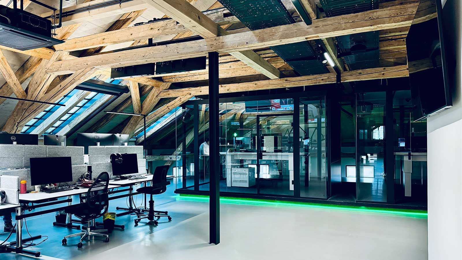 Klassik Radio Sendestudio & Arbeitsbereich