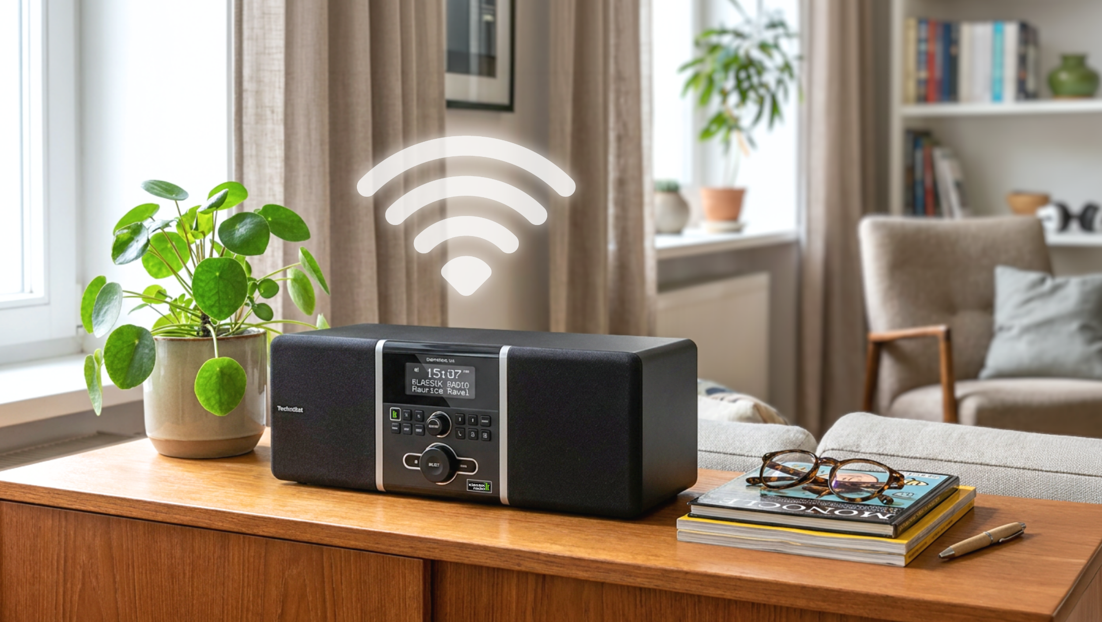 TechniSat Digitalradio spielt Klassik Radio ab