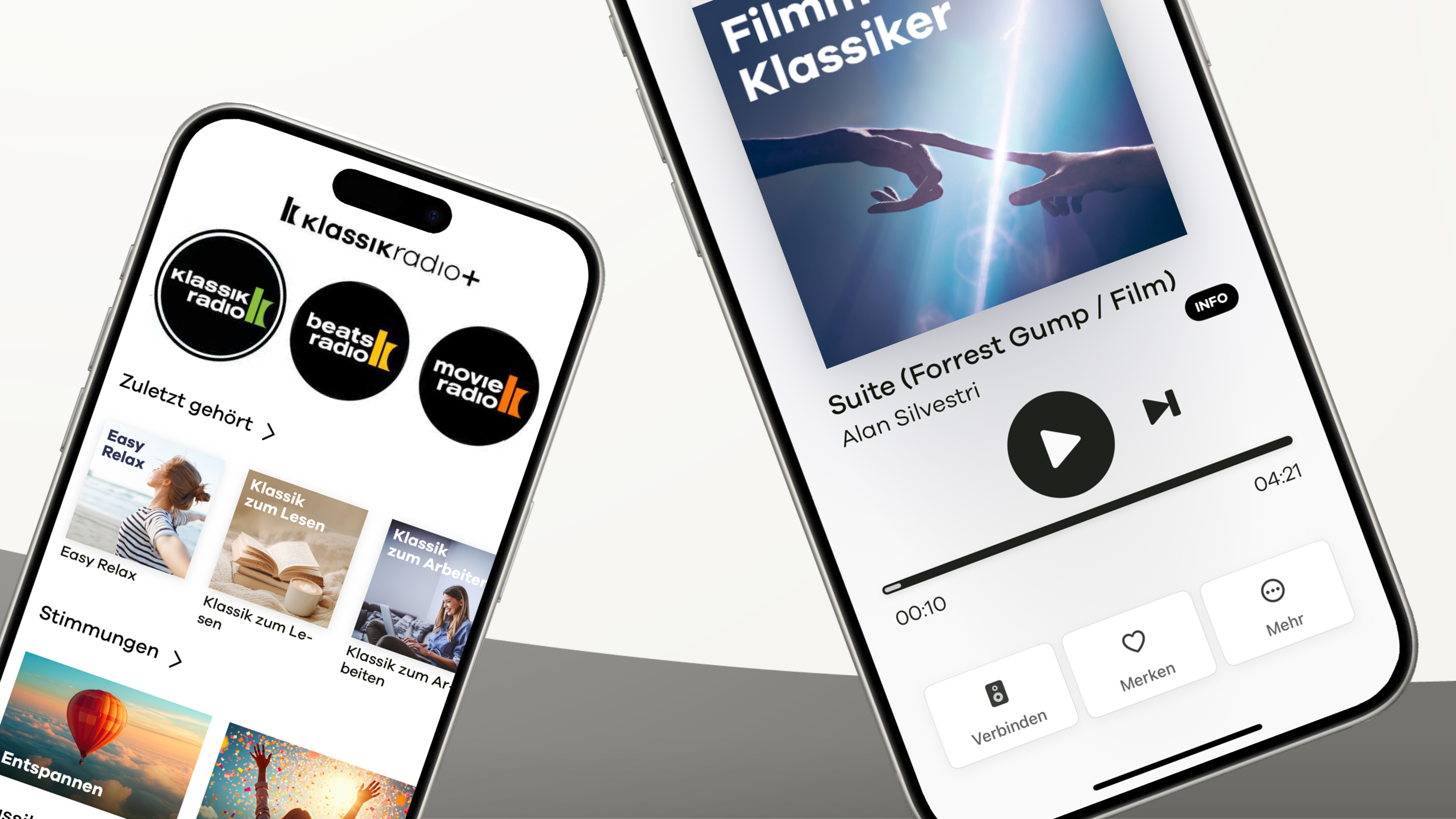Neues App-Design - Klassik Radio Plus