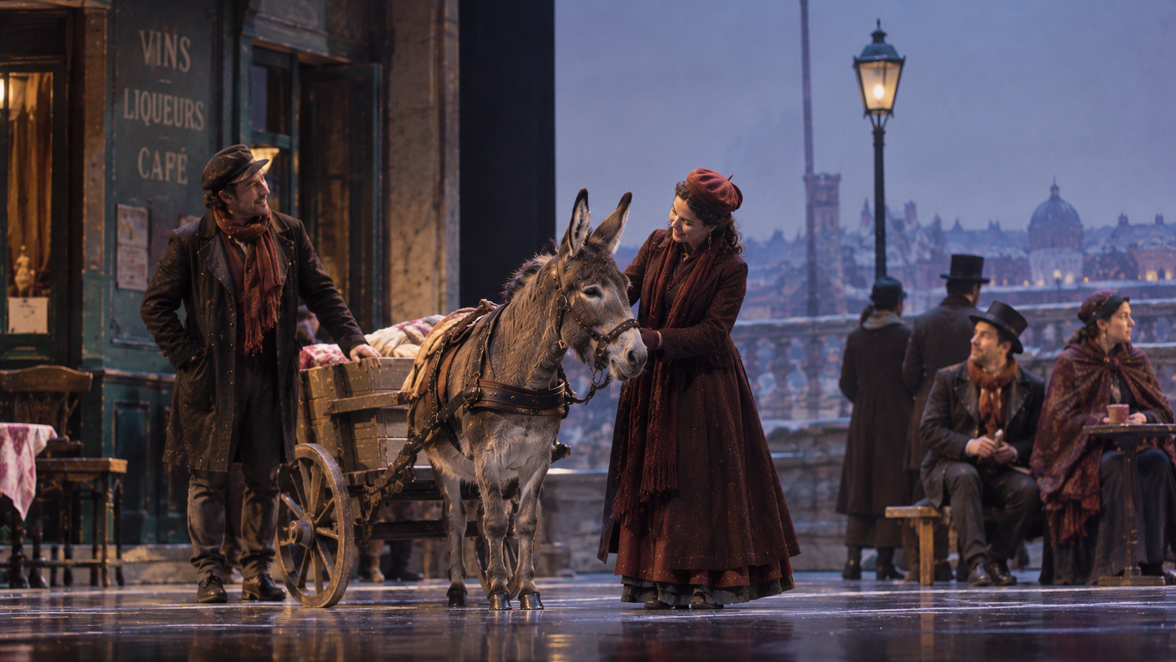 La Boheme mit Esel