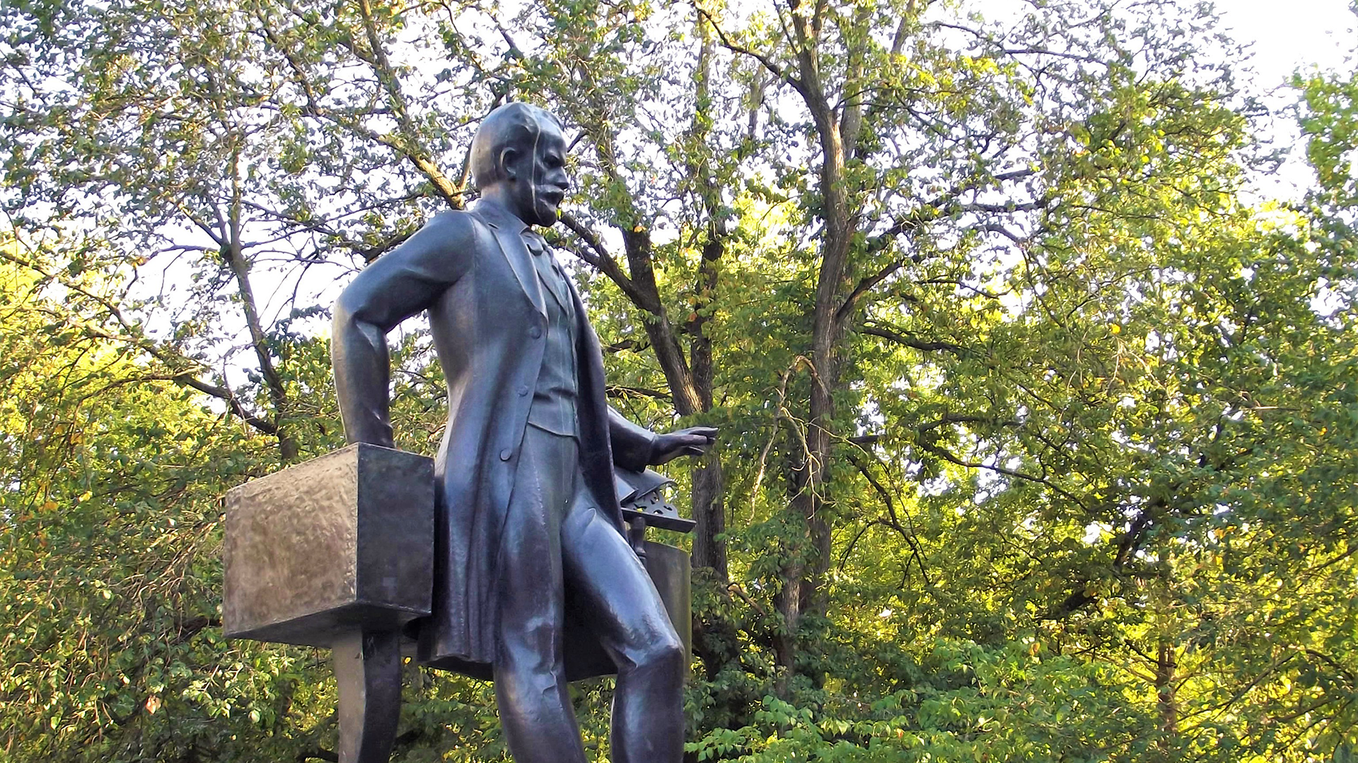 Statue von Tschaikowsky in Simferopol, Ukraine