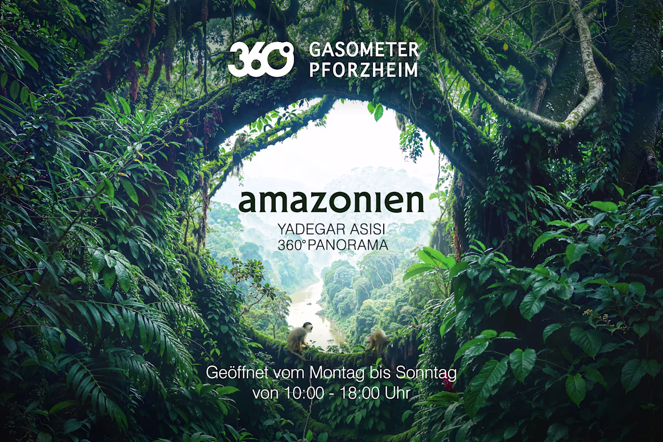 Amazonien im 360°: Das Riesenrundgemälde im Gasometer asisi T&E GmbH