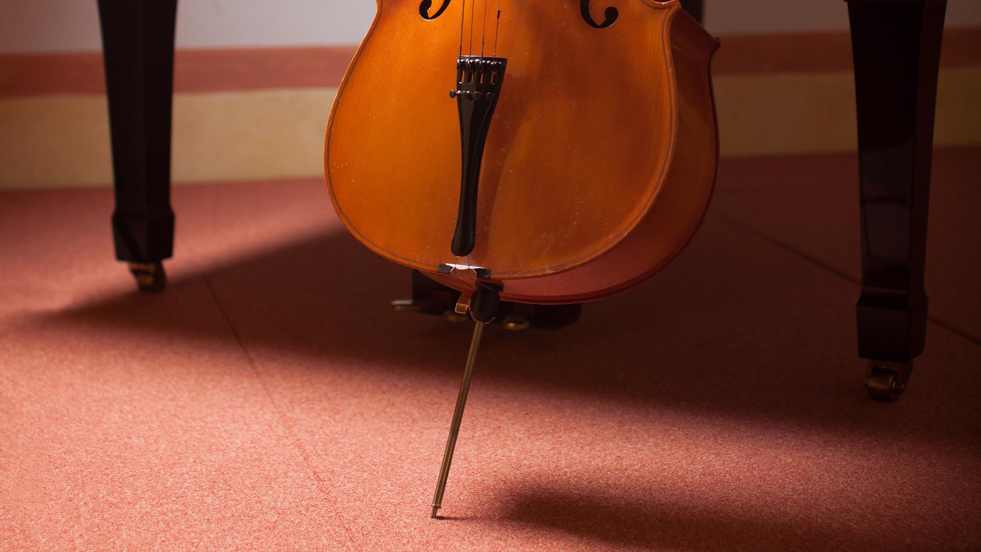 Cello mit Stachel