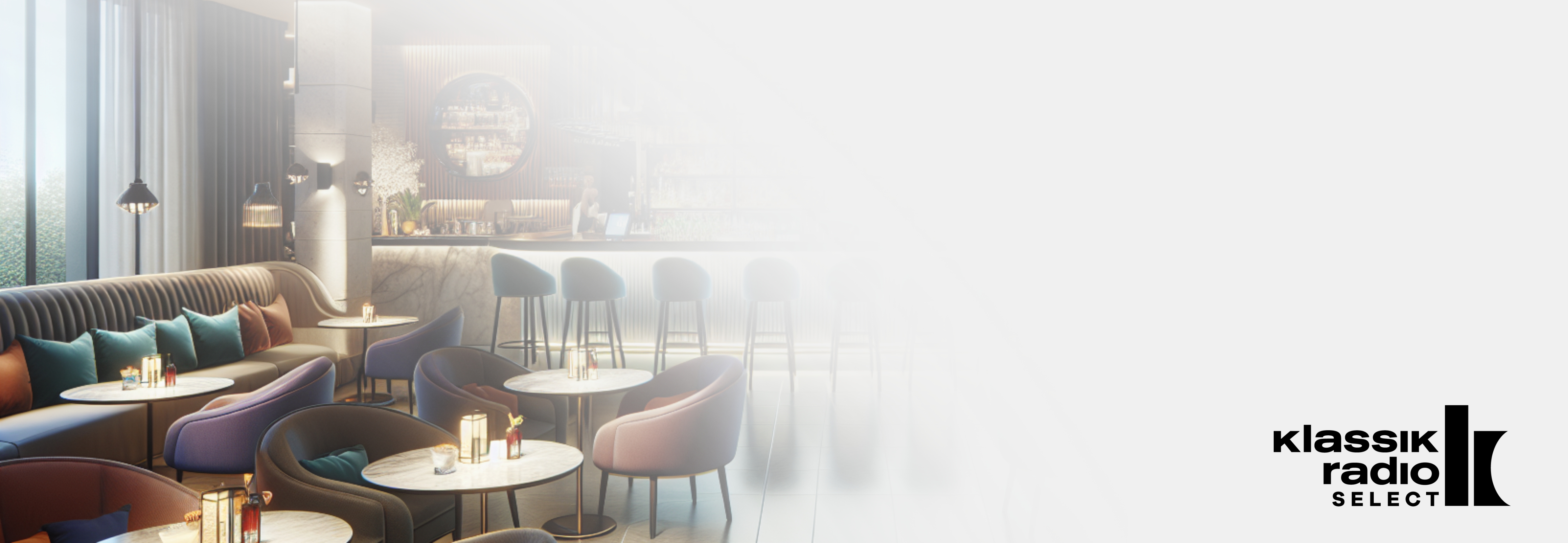 Restaurant im Hintergrund 