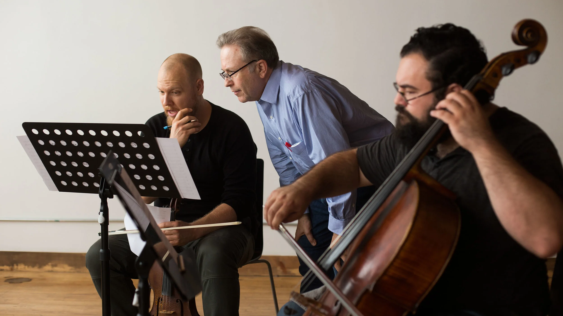 Jim McMillen mit dem Vitamin String Quartett