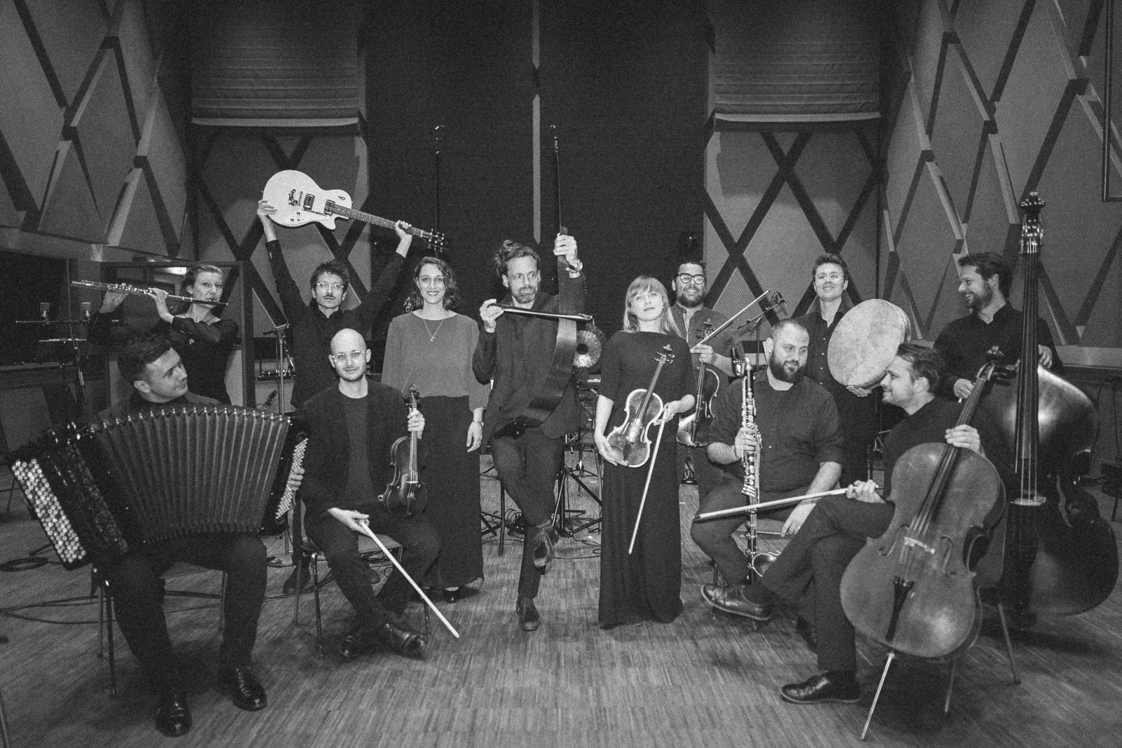 Orchester im Treppenhaus