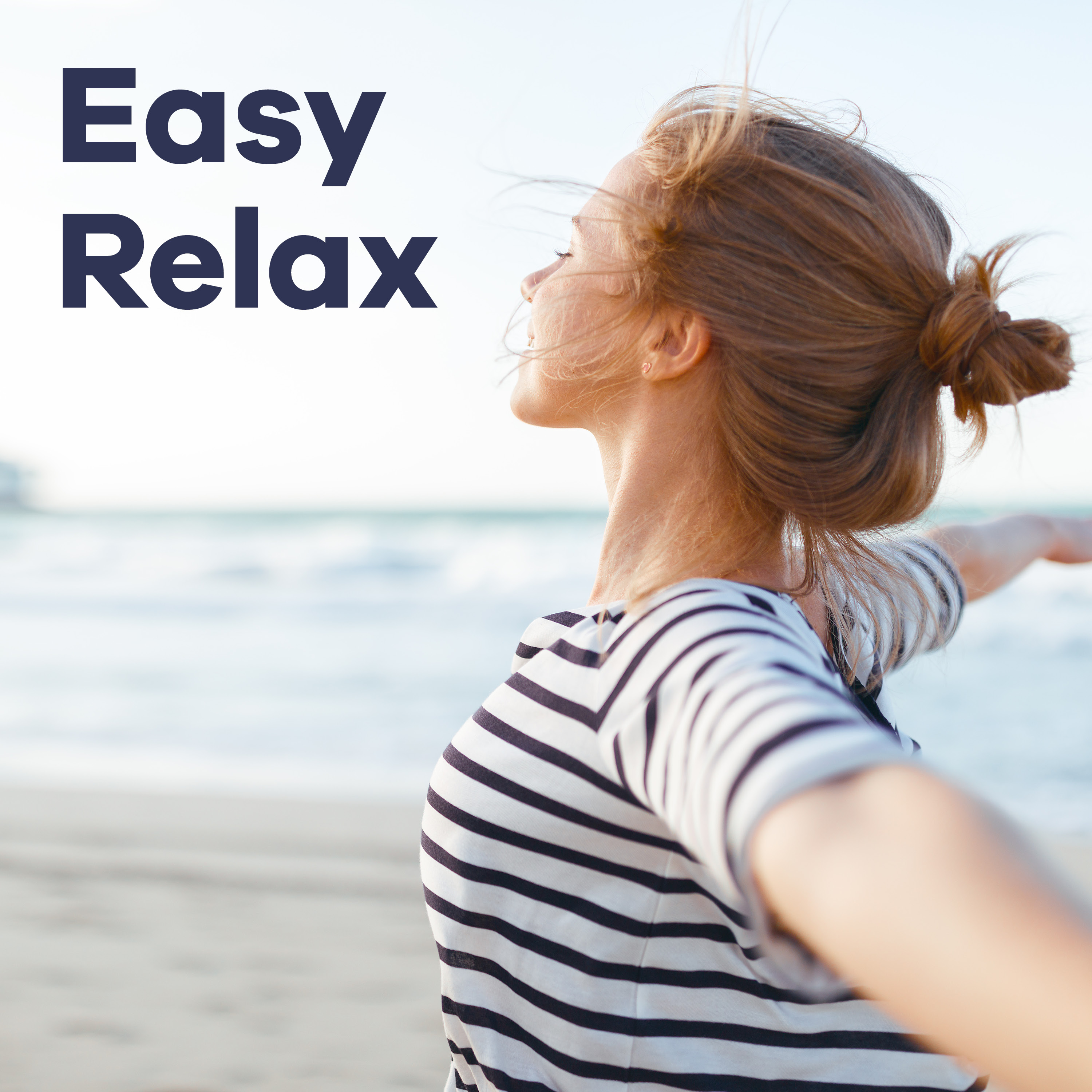 Sender Easy Relax mit einer Frau am Meer