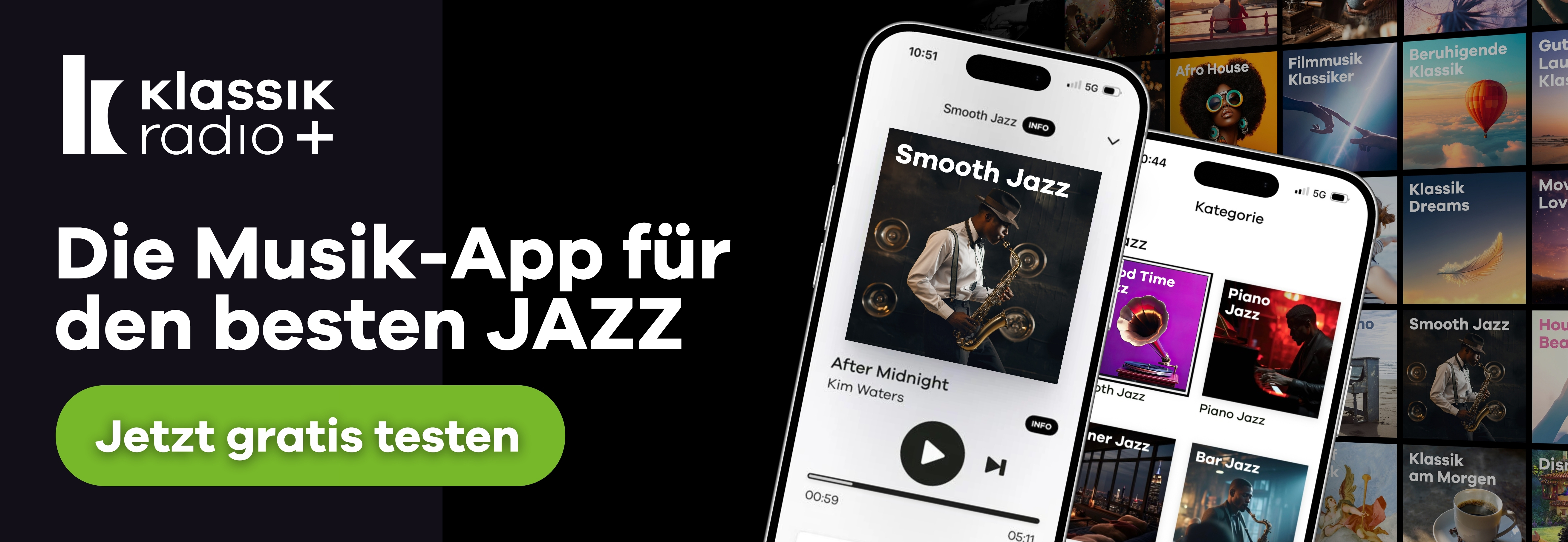 Klassik Radio Plus: Die Musik-App für den besten Jazz