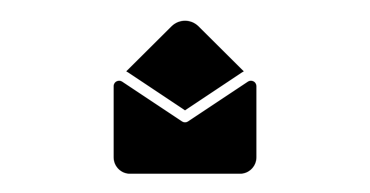 Briefumschlag, der geöffnet ist