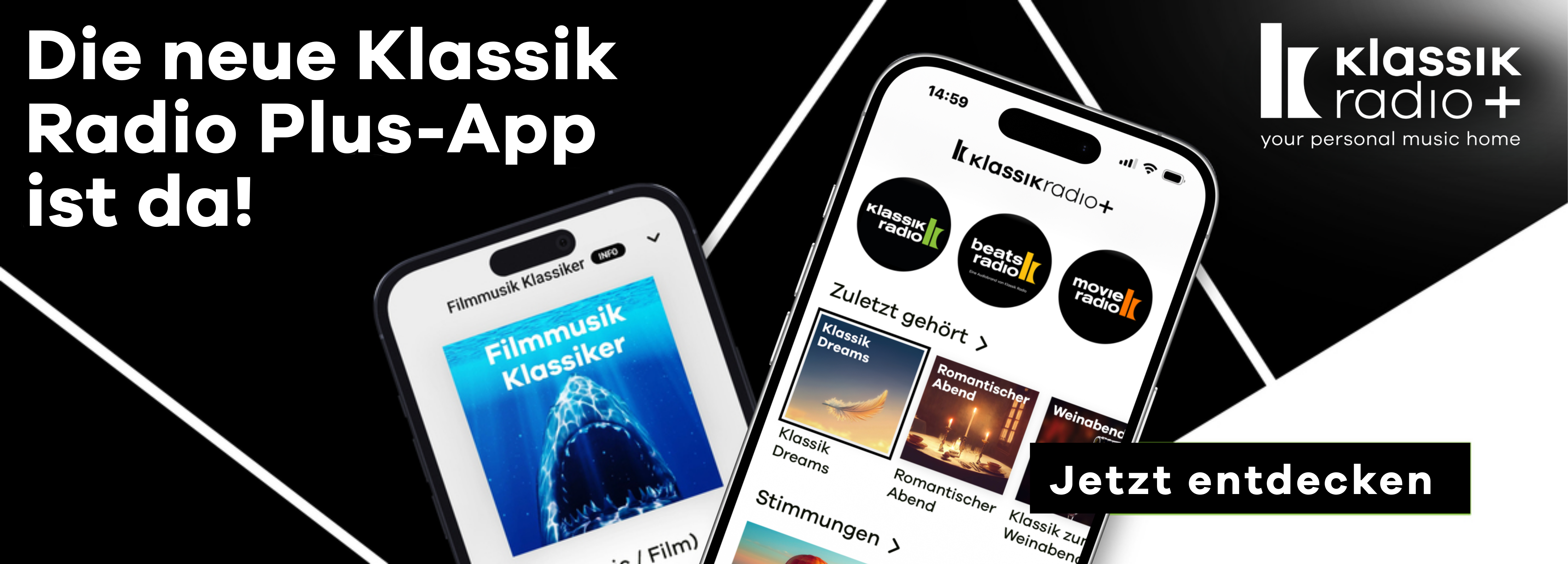 Die neue Klassik Radio Plus App ist da