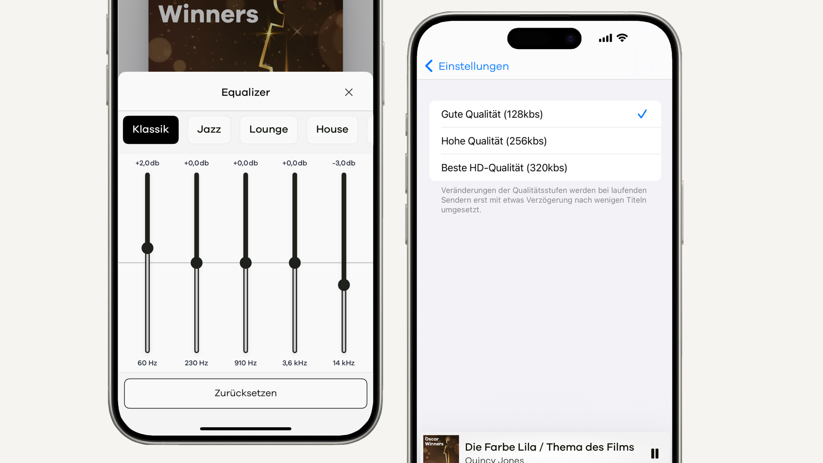 Klassik Radio Plus in der besten Klangqualität
