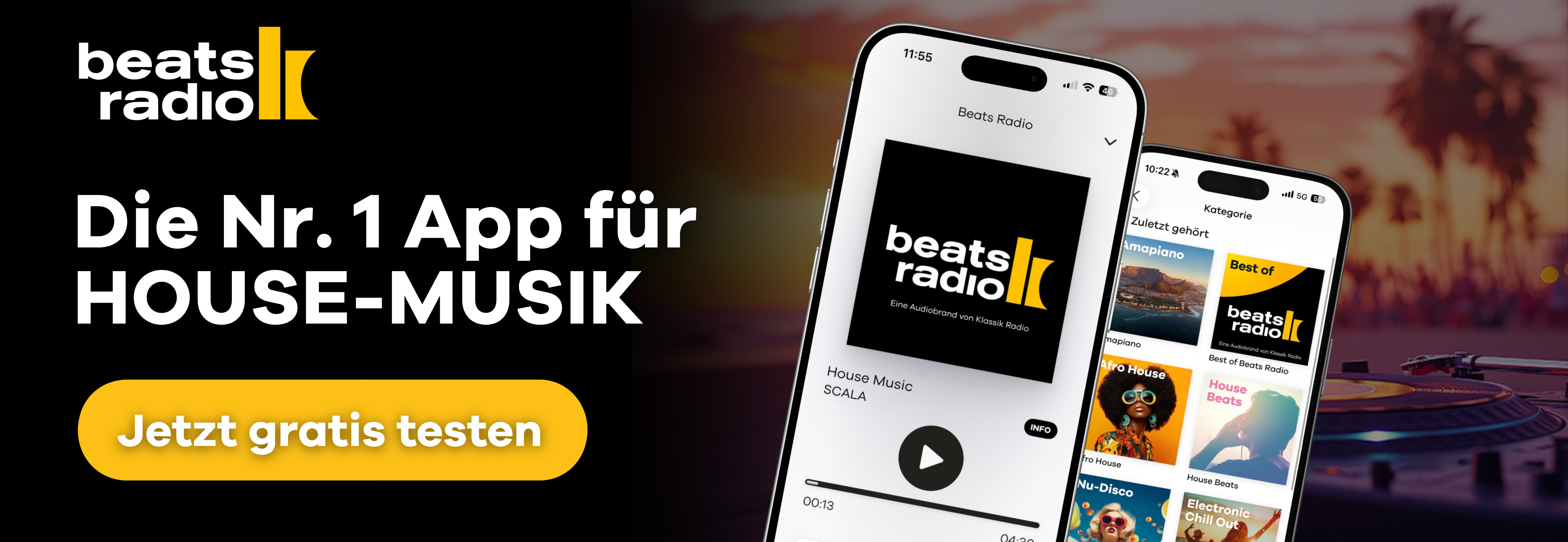 Beats Radio App für House Musik