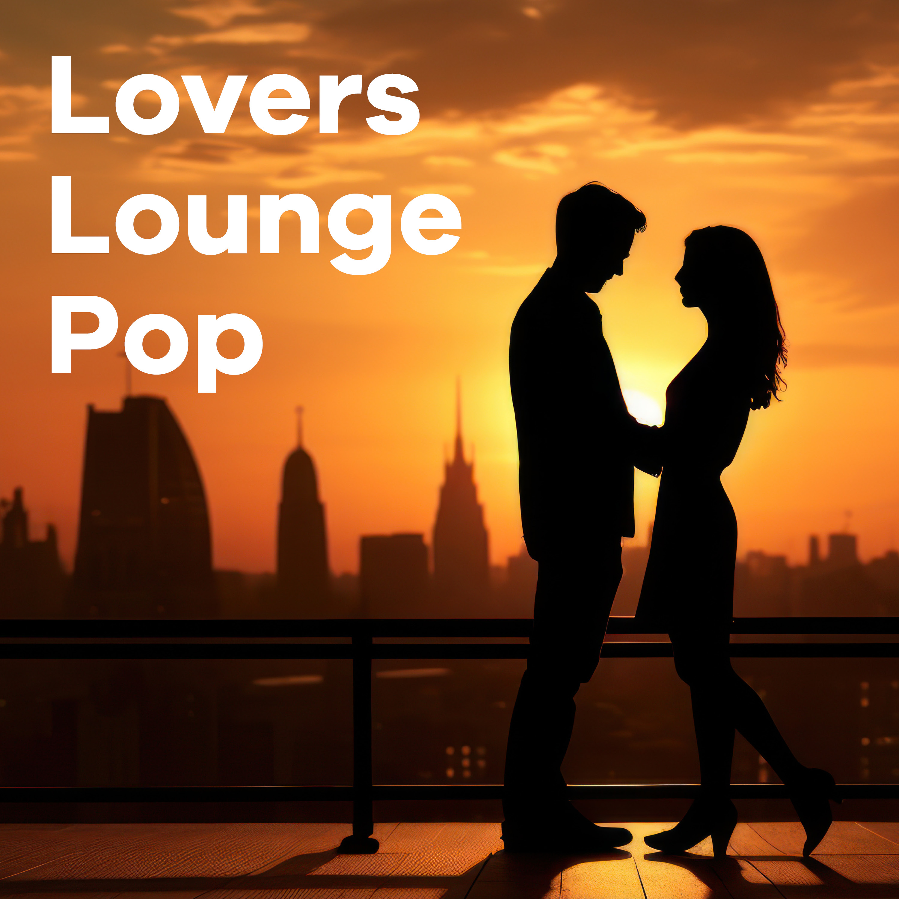 Lovers Lounge Pop Sender mit einem Paar vor dem Sonnenuntergang