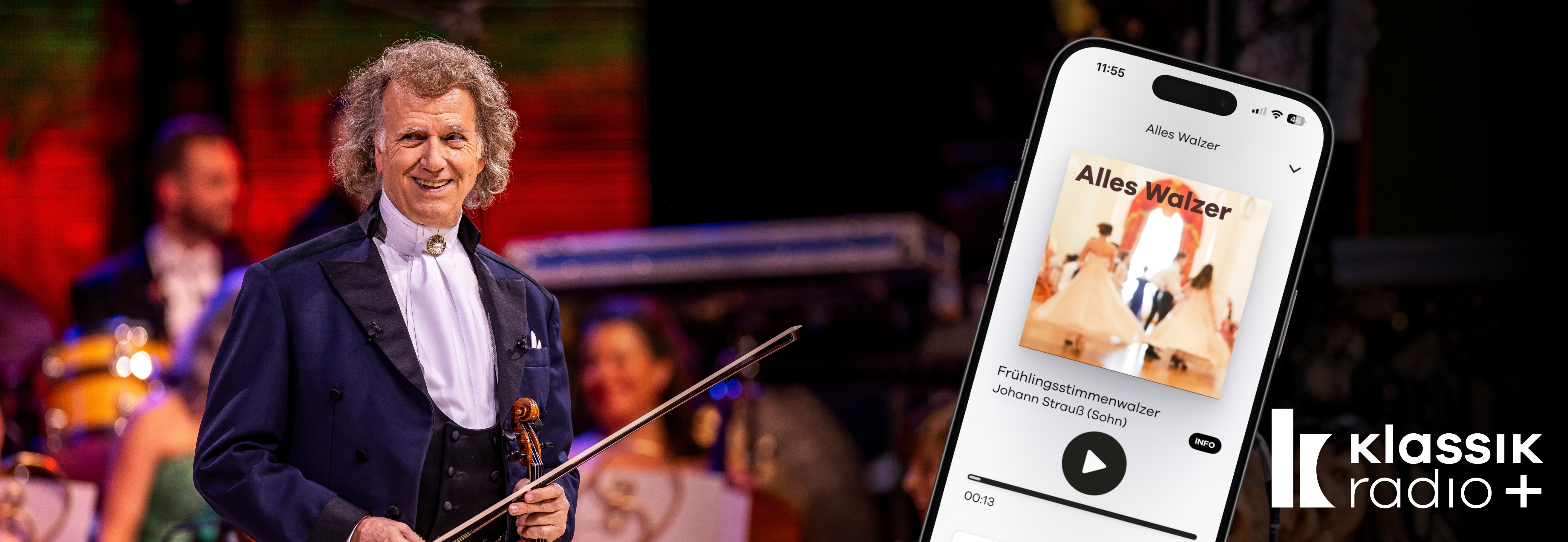 André Rieu exklusiv bei Klassik Radio Plus