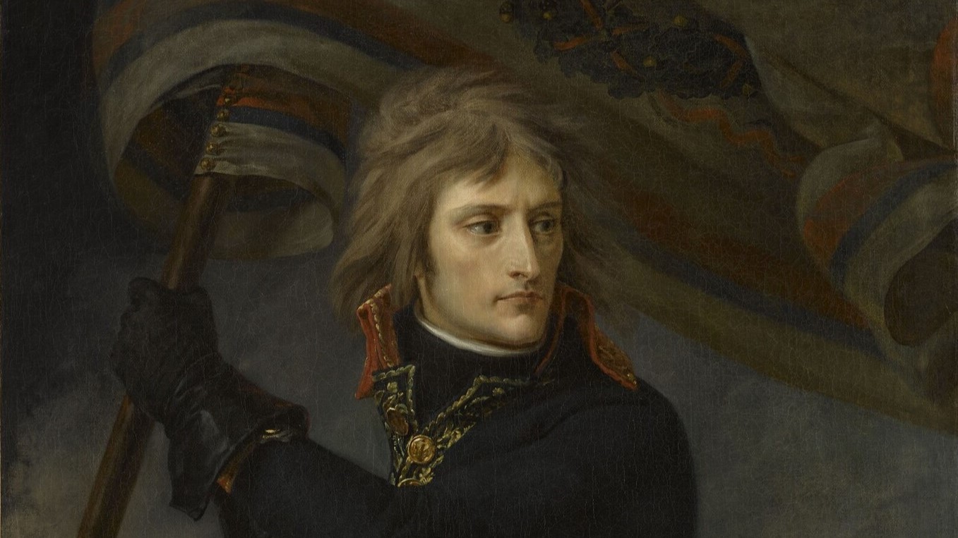 Bonaparte auf der Brücke von Arcole