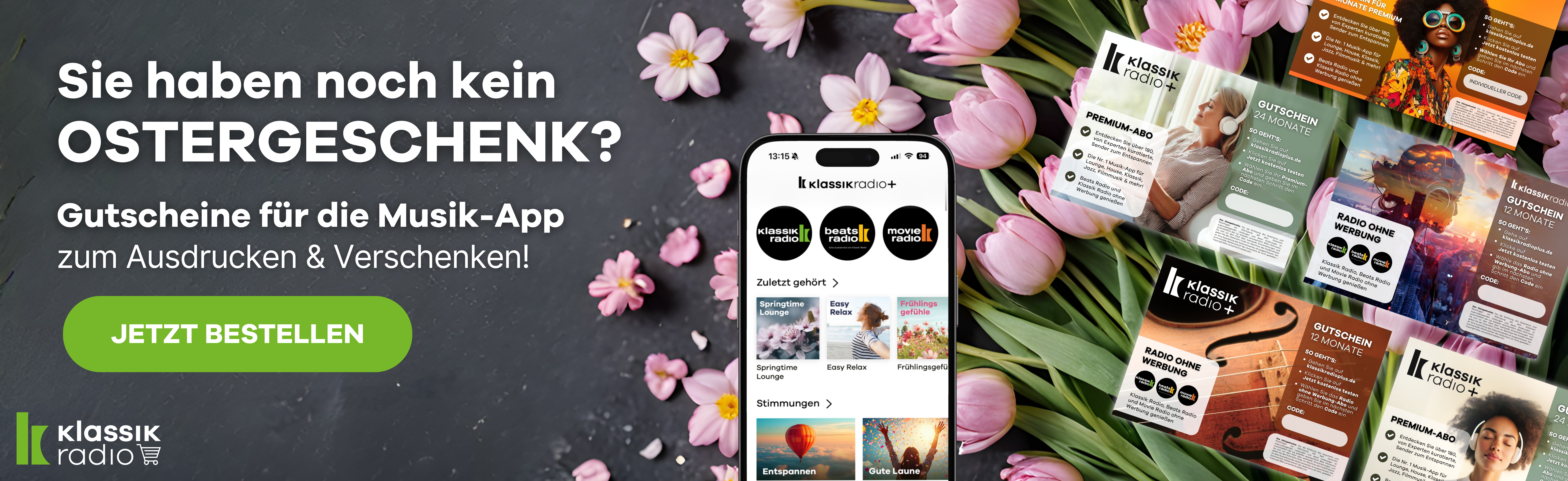 Ostern Plus Digitalguscheine Banner