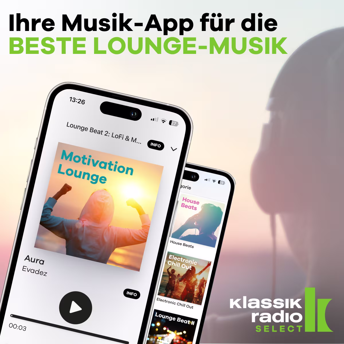 Klassik Radio Select: Ihre Musik-App für die beste Lounge Musik