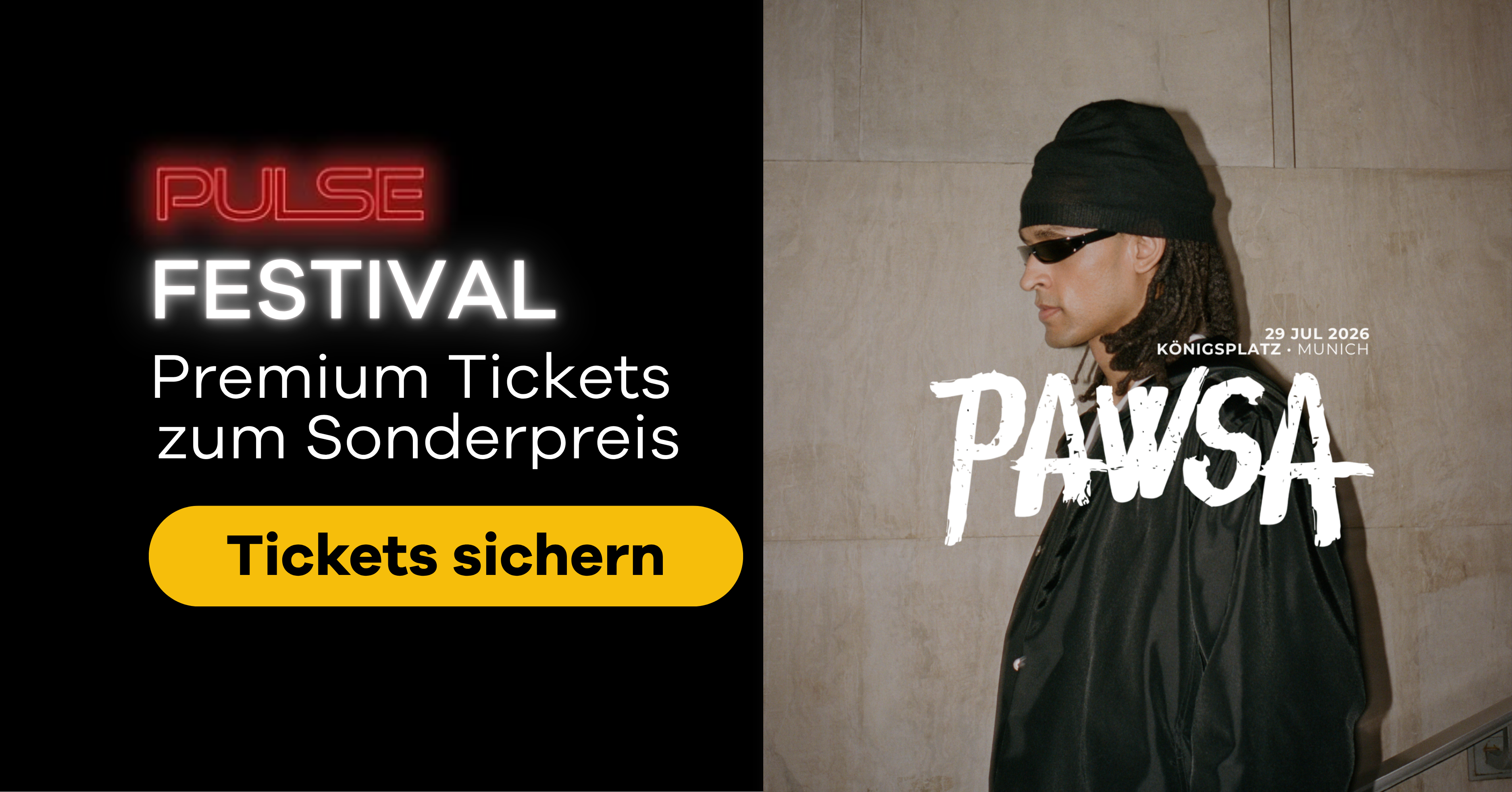 PULSE Festival mit PAWSA Premium Tickets, Teaser