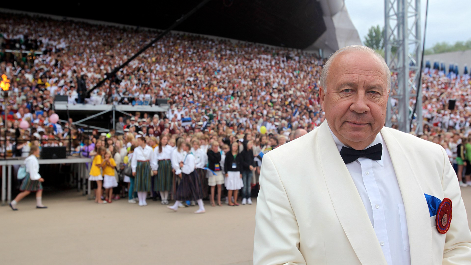 Neeme Järvi auf dem XXV. estnischen Sängerfest 2009