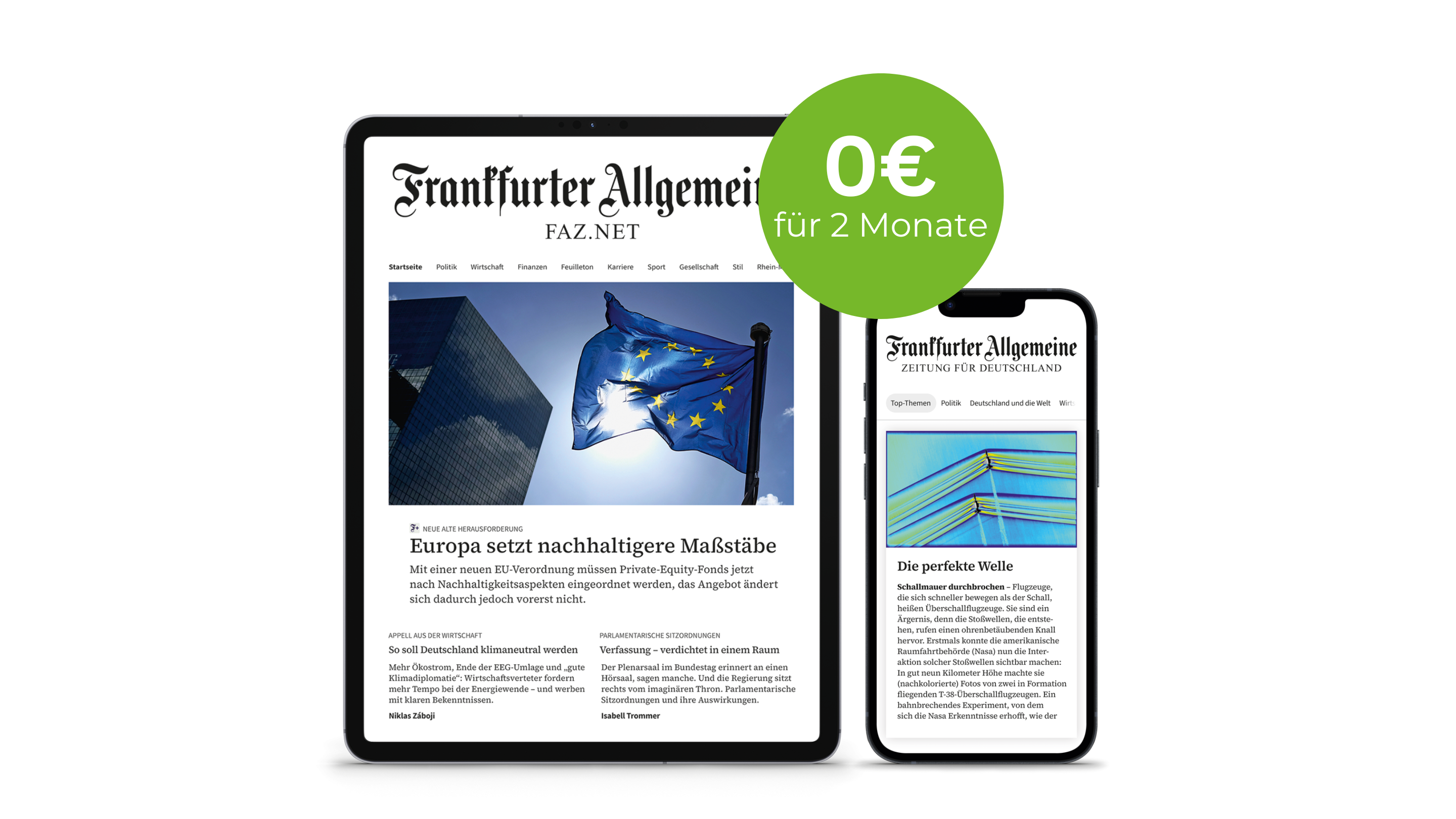 FAZ+ für 2 Monate gratis