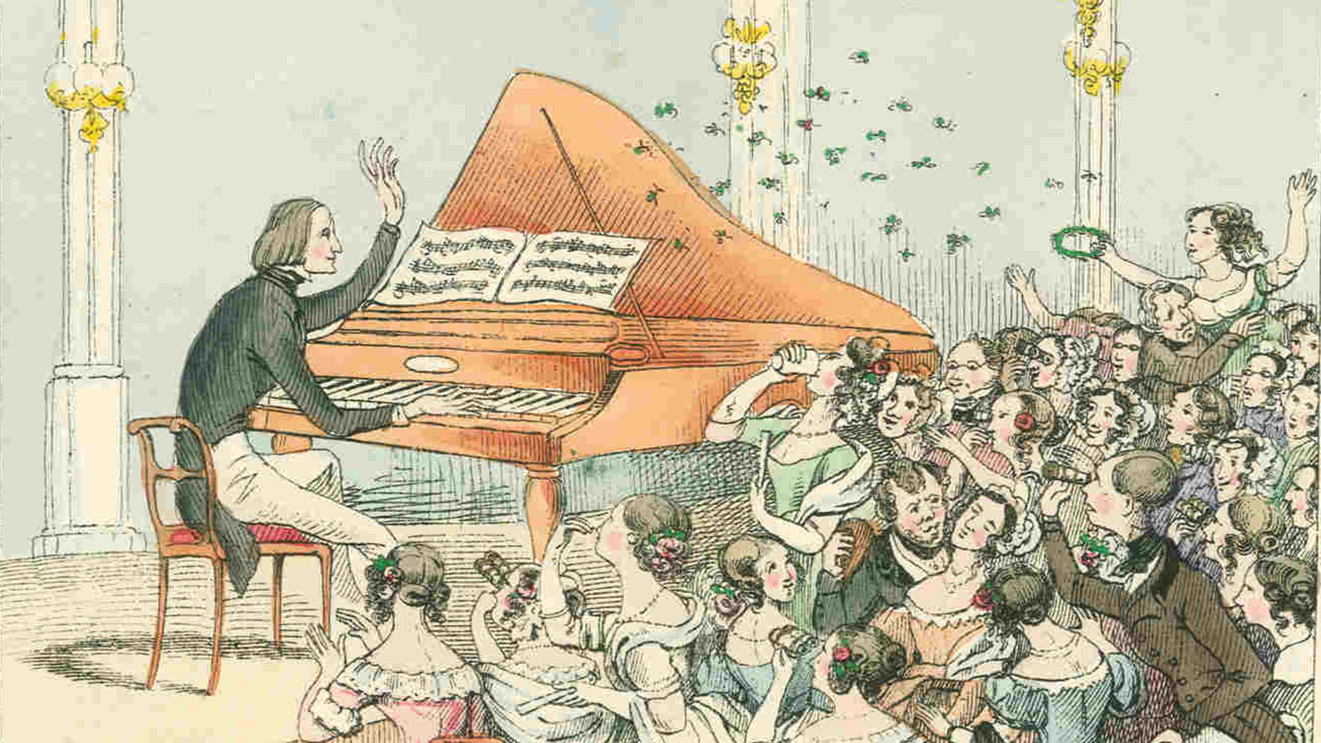 Franz Liszt Karikatur