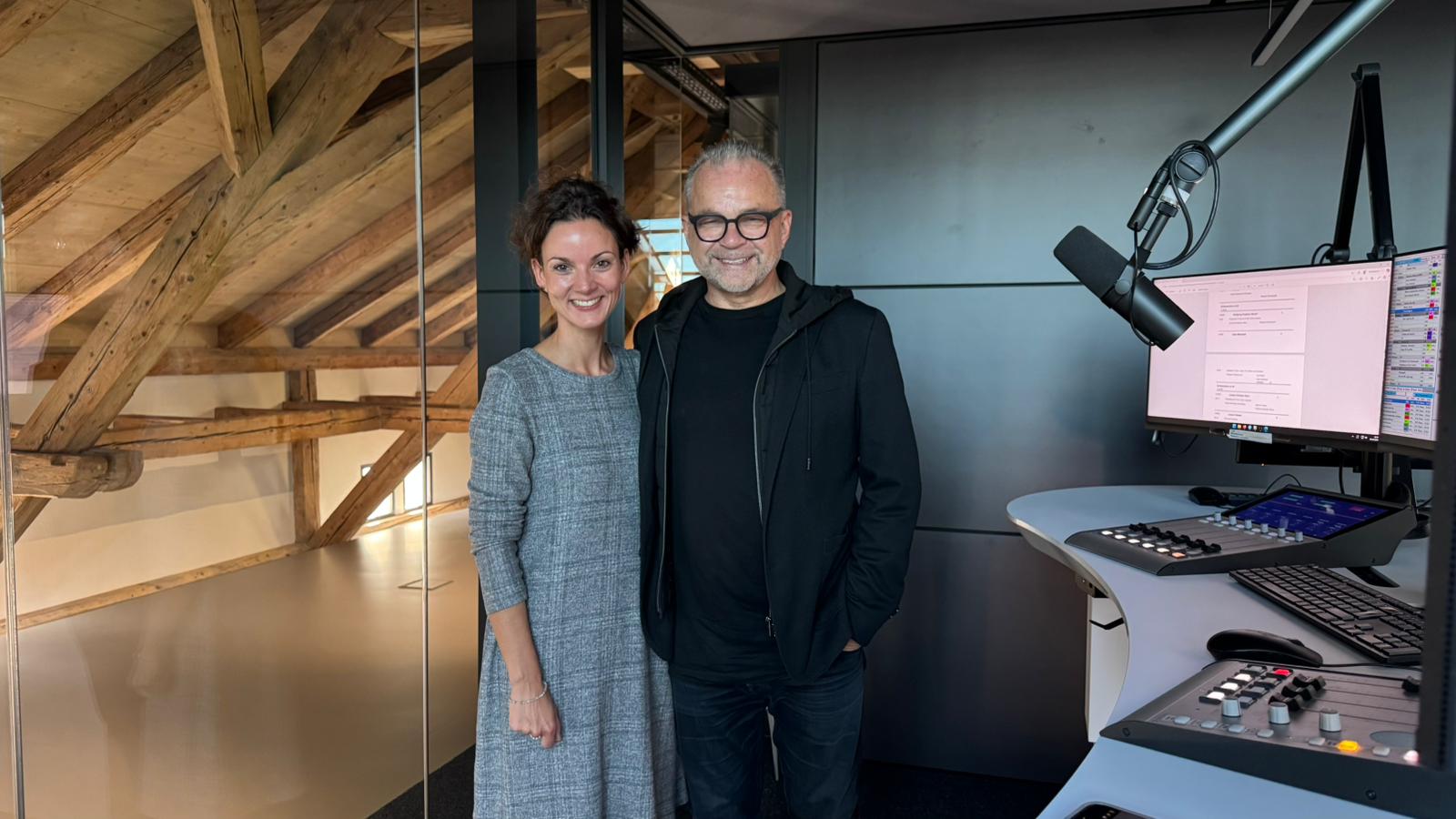 Filmkomponist Ralf Wengenmayr und Klassik Radio-Moderatorin Alexandra Berger