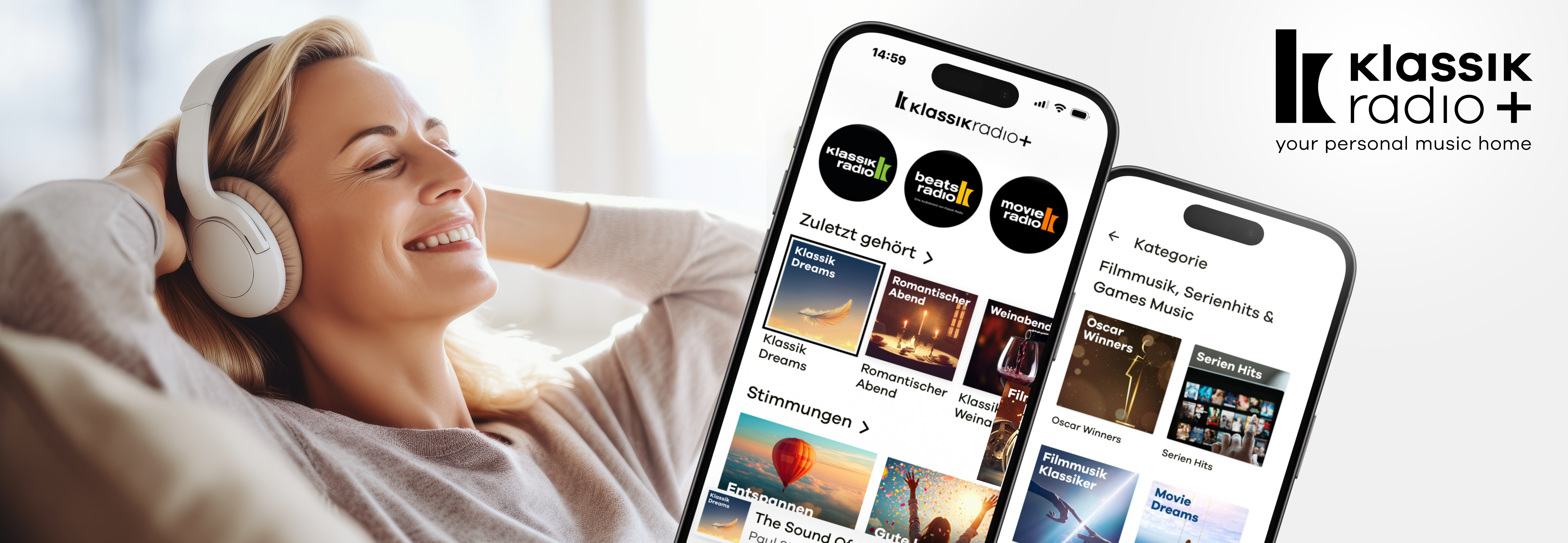 Klassik Radio Plus - Die Musik-App zum Entspannen und Genießen