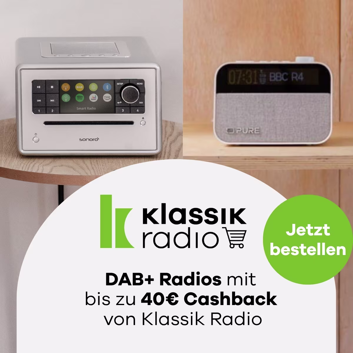 Klassik Radio Shop UKW Banner Mobil