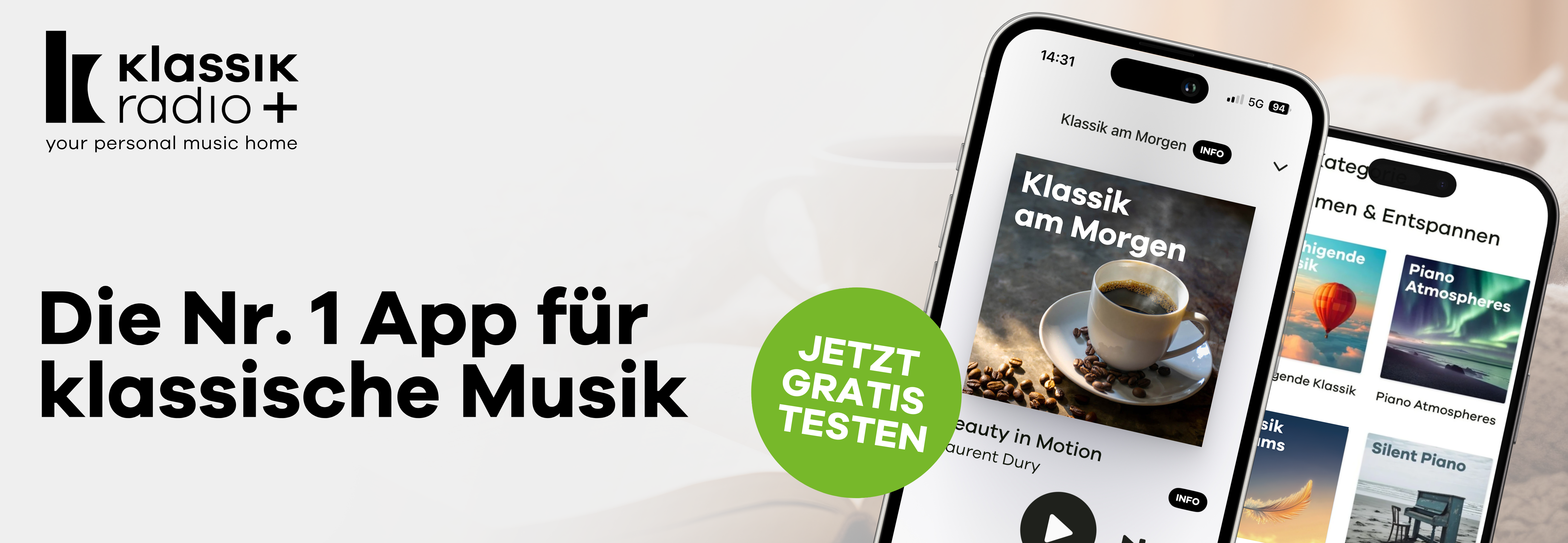 Die Nr. 1 App für klassische Musik, Jetzt gratis testen