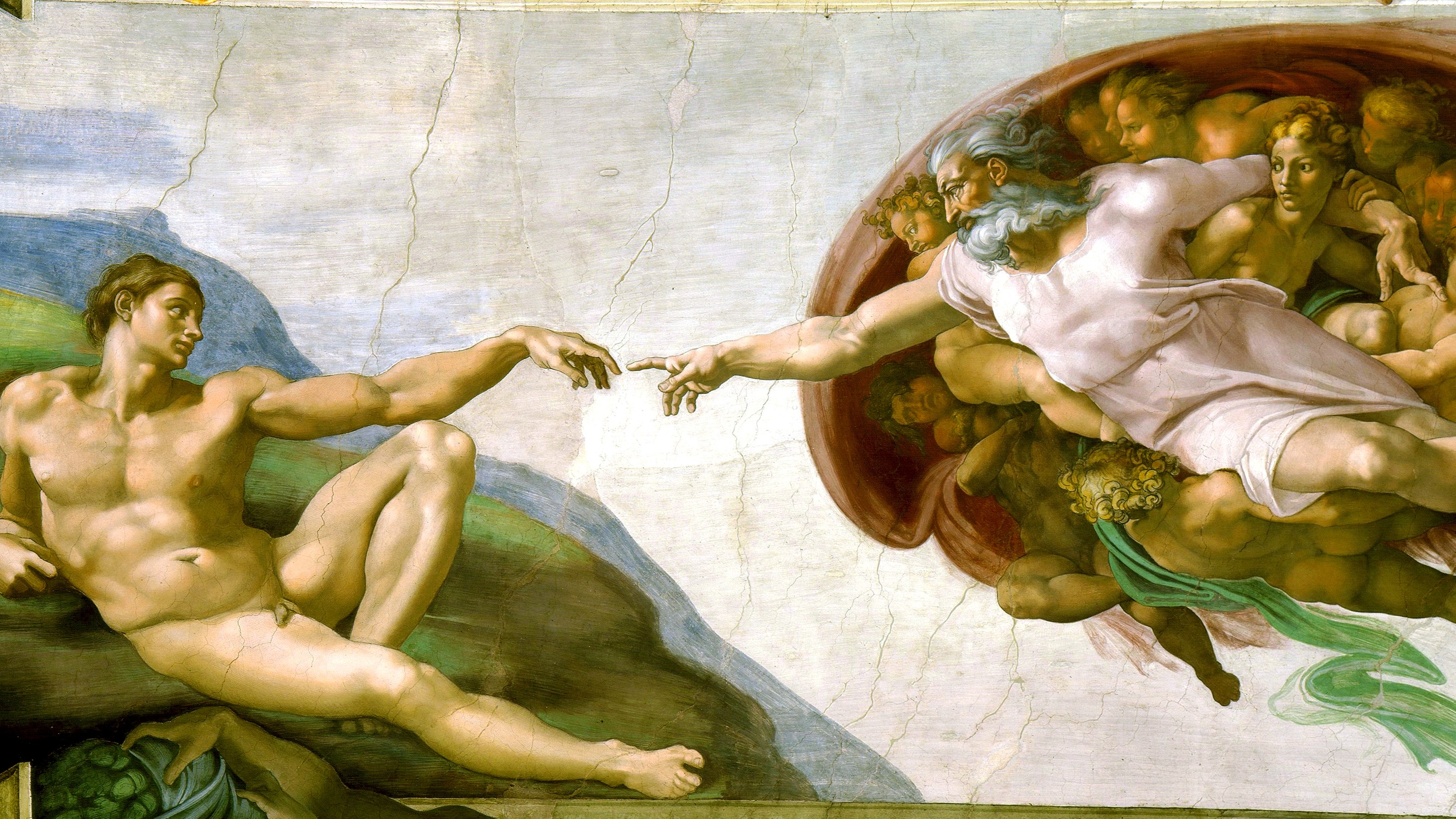 Michelangelo - Die Erschaffung Adams